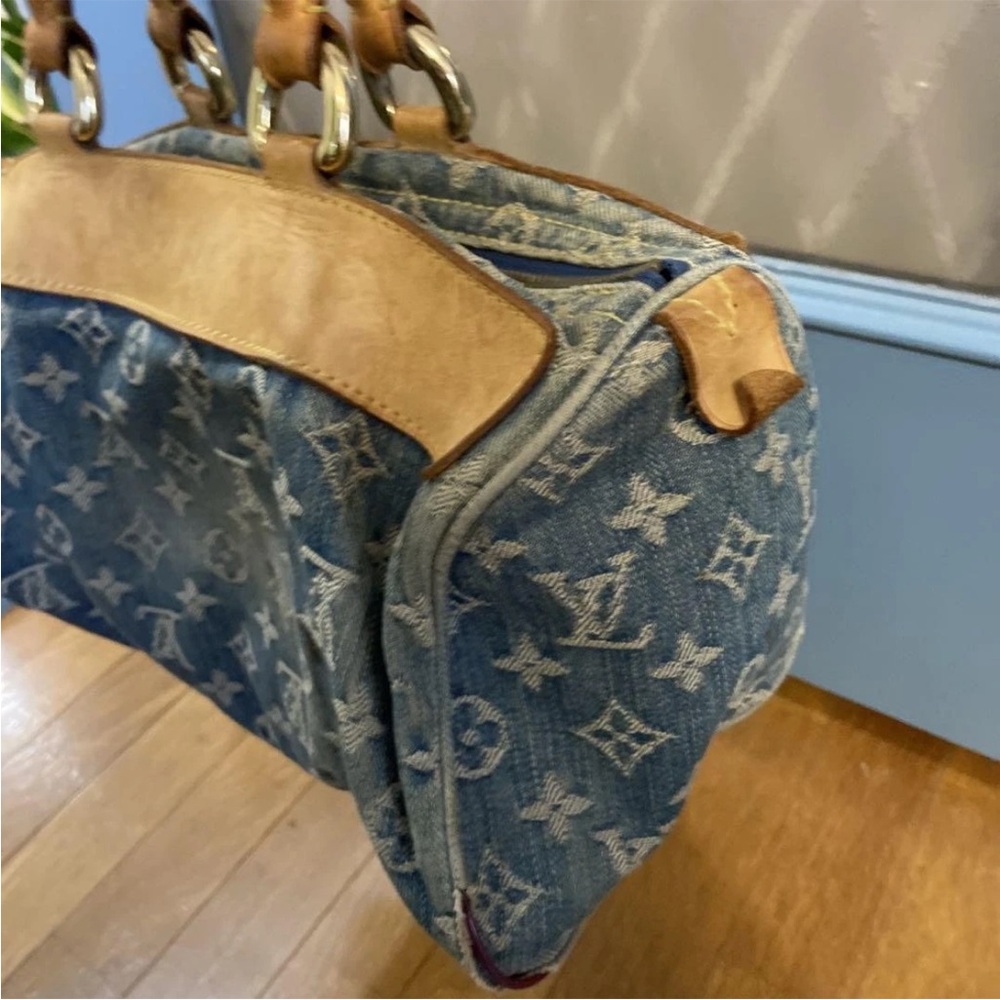 LOUIS VUITTON Denim Neo Speedy Monogram RARE - Picture 7 of 15